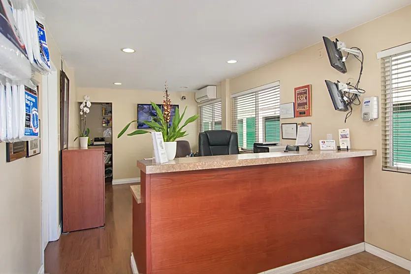 Front office building.