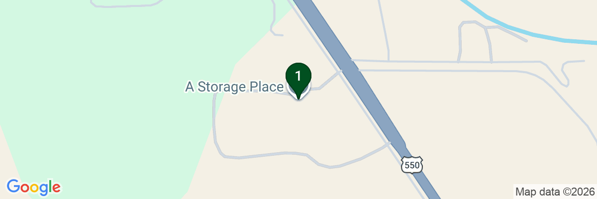 Map showing facility locations