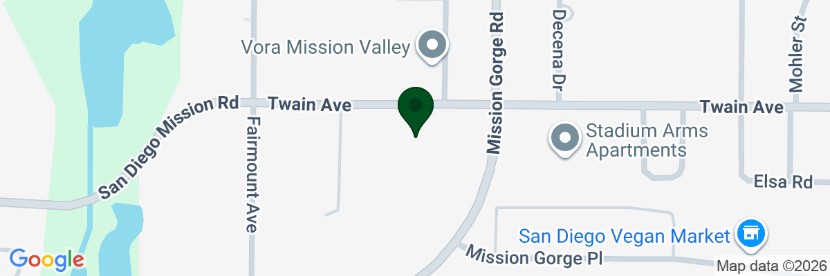 Map showing facility locations