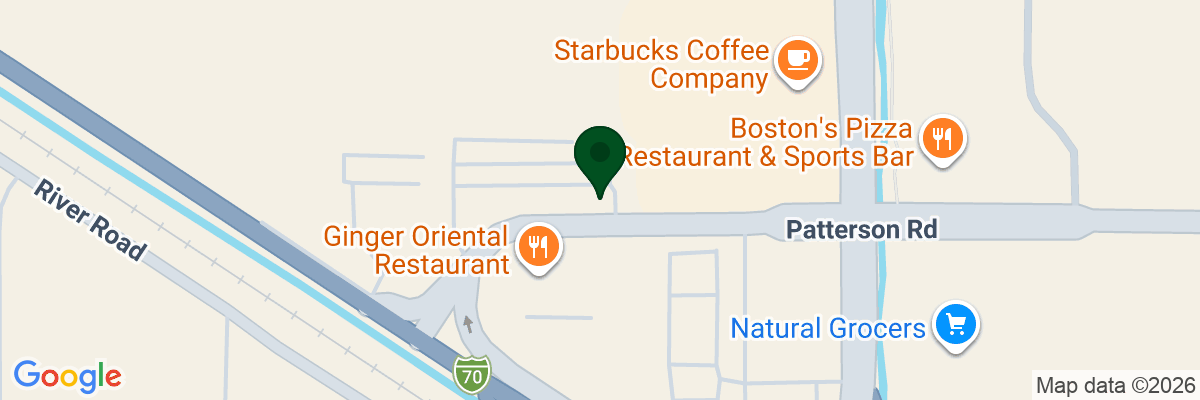 Map showing facility locations