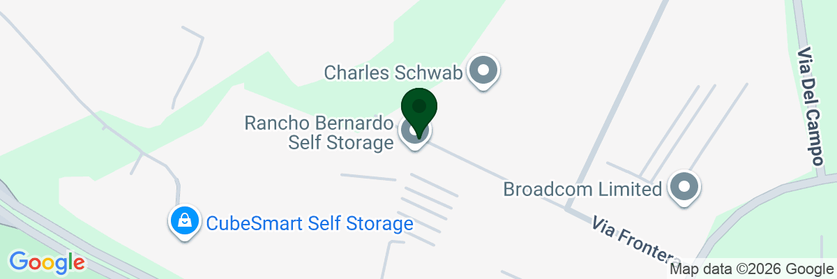 Map showing facility locations