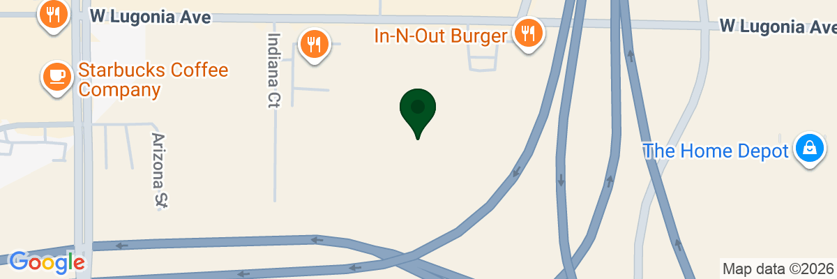 Map showing facility locations