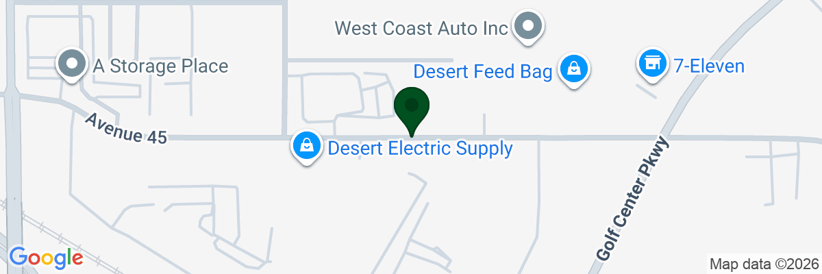 Map showing facility locations