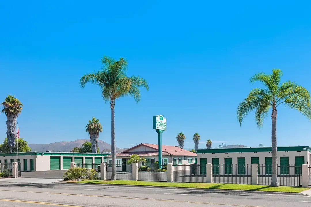 Street View of gated storage facility.