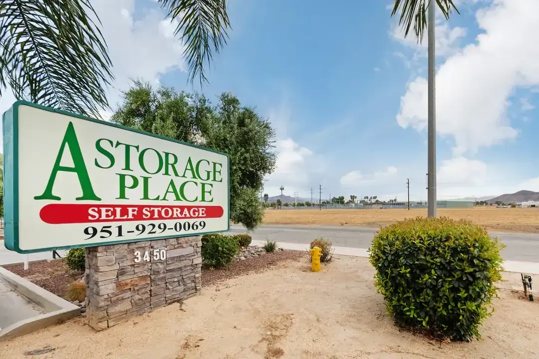 A Storage Place: Self Storage road sign.