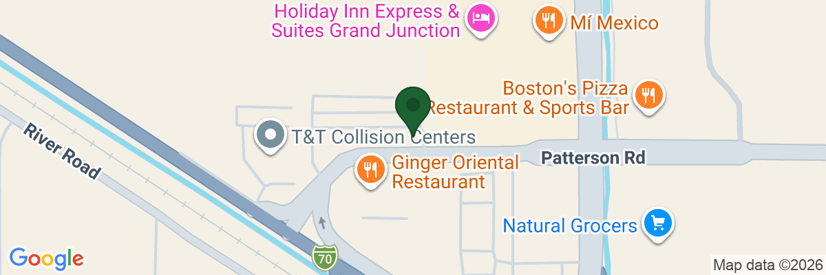 Map showing facility locations